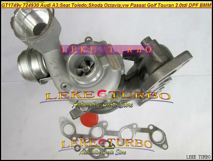 GT1749V 724930 5009S 03G253014H 03G253019A Турбокомпрессор для AUDI A3 Seat VW Passat Golf Touran AZV BMM BKD 2.0L|turbocharger