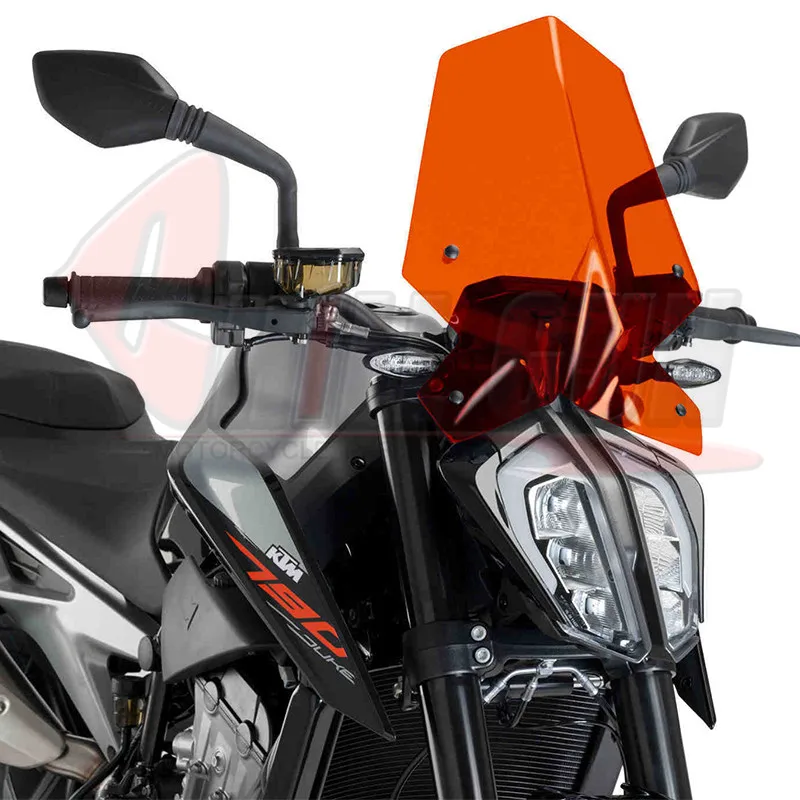 Подходит для KTM Duke 790 Duke790 18' DUKE-790 мотоцикл спортивный ветровое стекло ветровой Дефлектор козырек ветрового стекла Viser