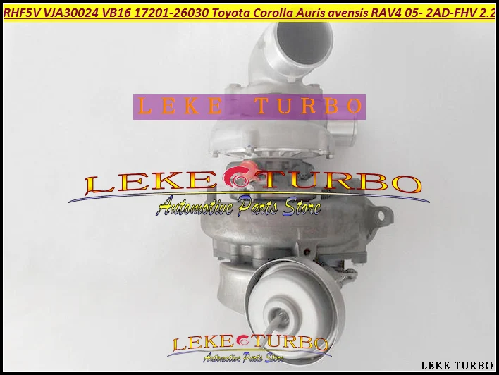Бесплатная доставка RHF5V RHF5 VJA30024 VB16 17201 26030 1720126030 Turbo для TOYOTA Corolla Auris Avensis RAV4 2AD FHV 2adfhv