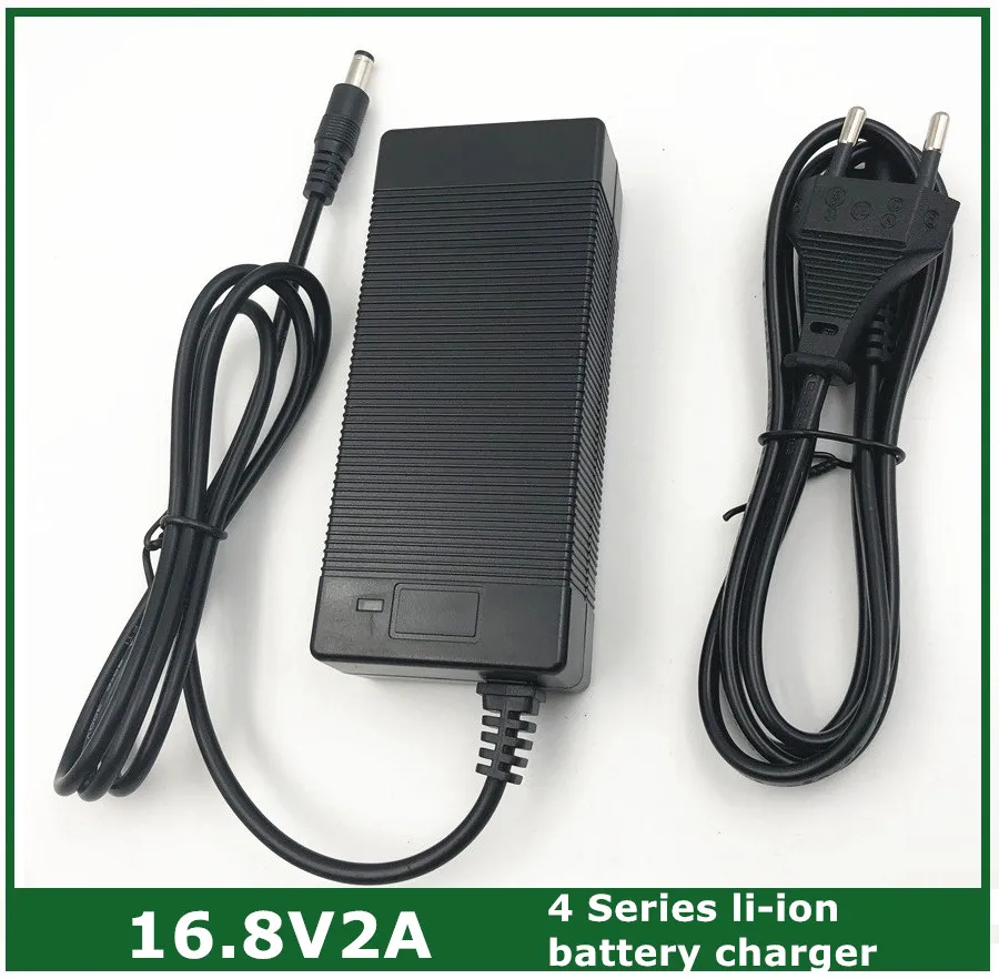 16.8V2A 16 8 V 2A литий ионный аккумулятор зарядное устройство для 4 серии 14 полимерный