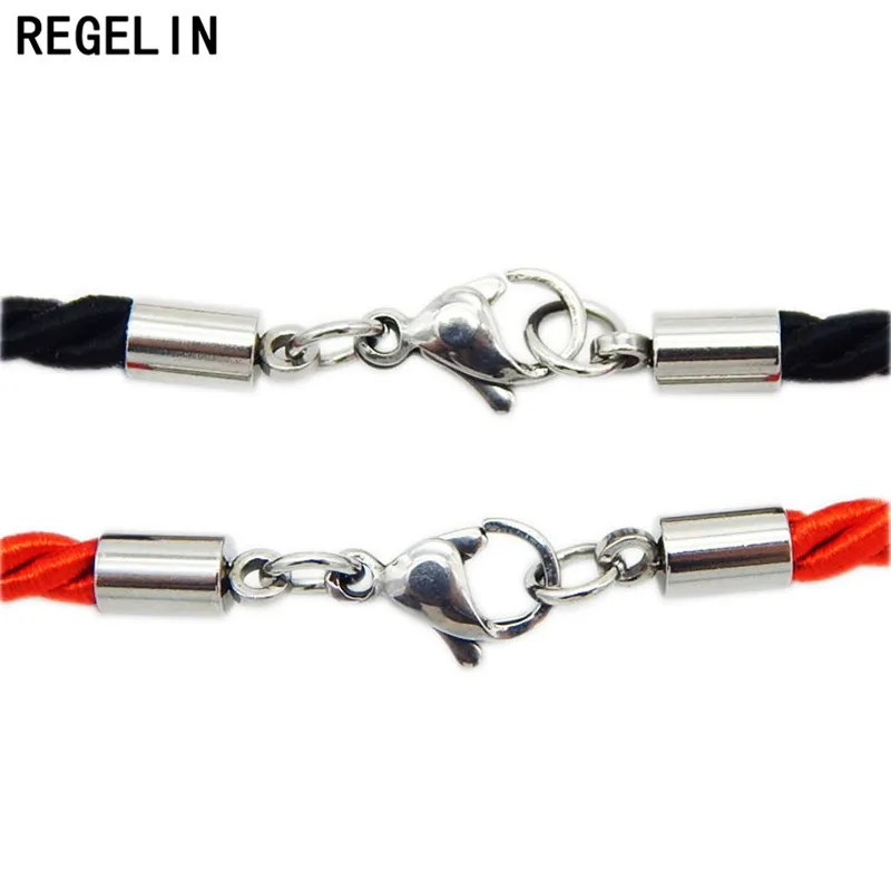 REGELIN 316 застежки-крючки из нержавеющей стали для ювелирных изделий 5 шт. кожаный