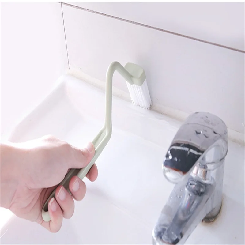 Щетка для мытья туалета s образная ванная согнутая щетка чистки слепых