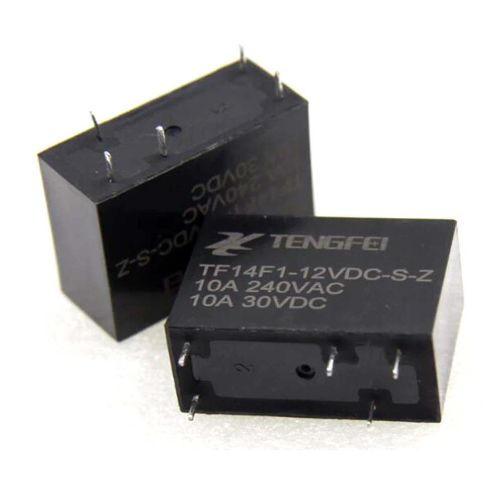 5 шт. 14F преобразования Тип реле 12V/24V Pins 10A TF14F1-12VDC-S-Z | Автомобили и мотоциклы