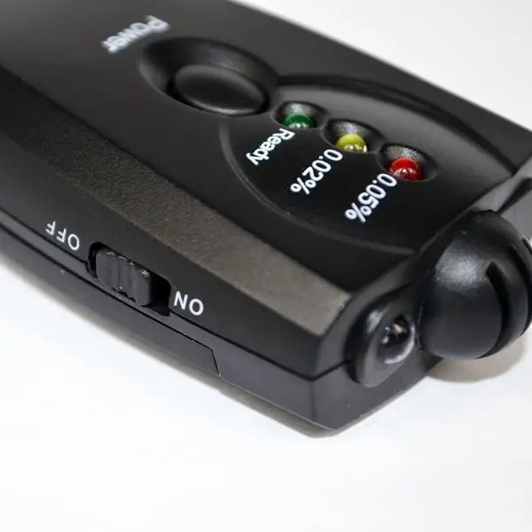 Портативный брелок с крассветильник светодиодный фонарик алкотестер