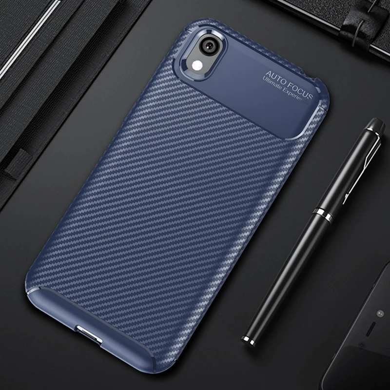 Для Honor 8 S чехол роскошный чехол из углеродного волокна противоударный чехол для телефона для huawei Honor 8 S 8 S чехол 360 полная защита тонкий бампер