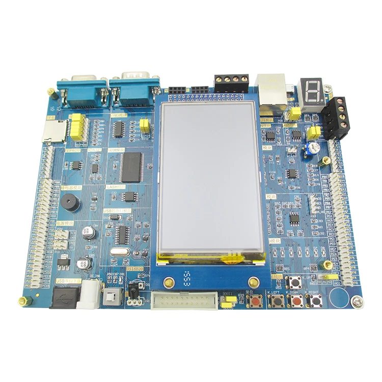 Макетная плата STM32 позолоченная версия основная макетная STM32F103ZET6 + сенсорный экран 2 8 дюйма|Аксессуары для