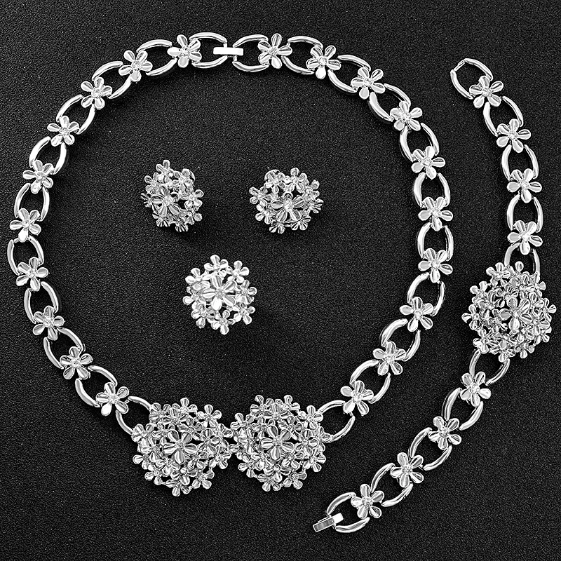Sunny Jewelry романтическое ювелирное изделие с кубическим цирконием круглый цветок