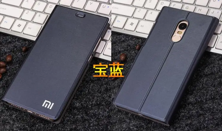 Для Xiaomi Redmi Примечание 4X чехол Роскошный тонкий Стиль бумажник Винтаж Флип кожаный чехол для Xiaomi Redmi Примечание 4X крышка с держатель для карт - Цвет: blue