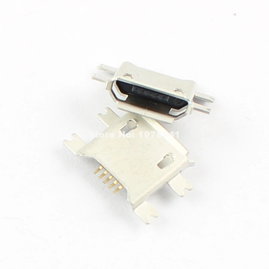10 шт в упаковке новая выпуклый кабель микро usb B Тип Женский 5 контактный разъем SMT