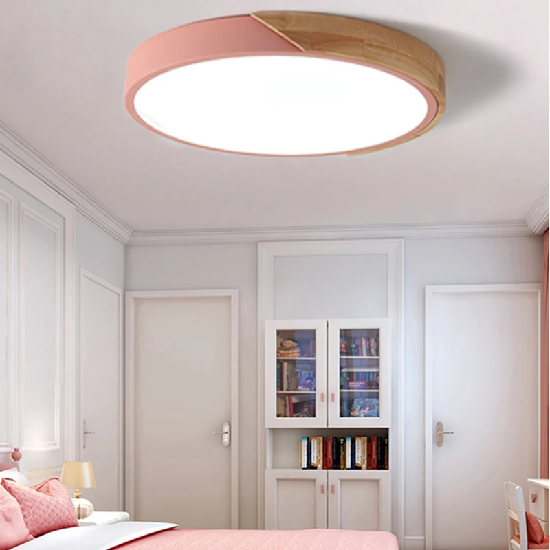 $20.68 Round Multicolor LED Ceiling Light Modern Lamp Living Room Lighting Fixture Bedroom Kitchen Surface Mount Flush Panel lamp