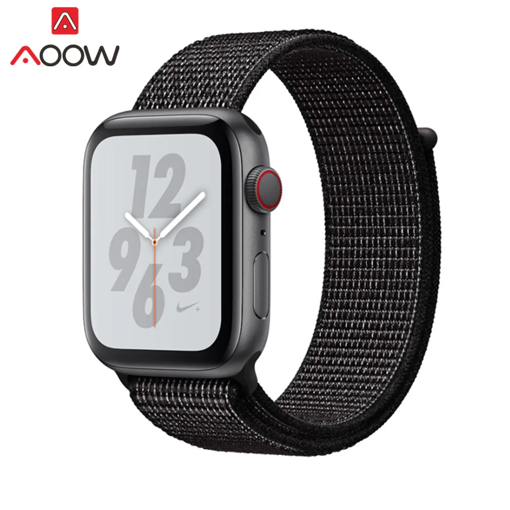 Цветной нейлоновый ремешок для часов Apple Watch 38 мм 42 мм 40 мм 44 мм тканый холщовый ремешок на липучке браслет для часов iwatch 1 2 3 4 - Цвет ремешка: Colour 28