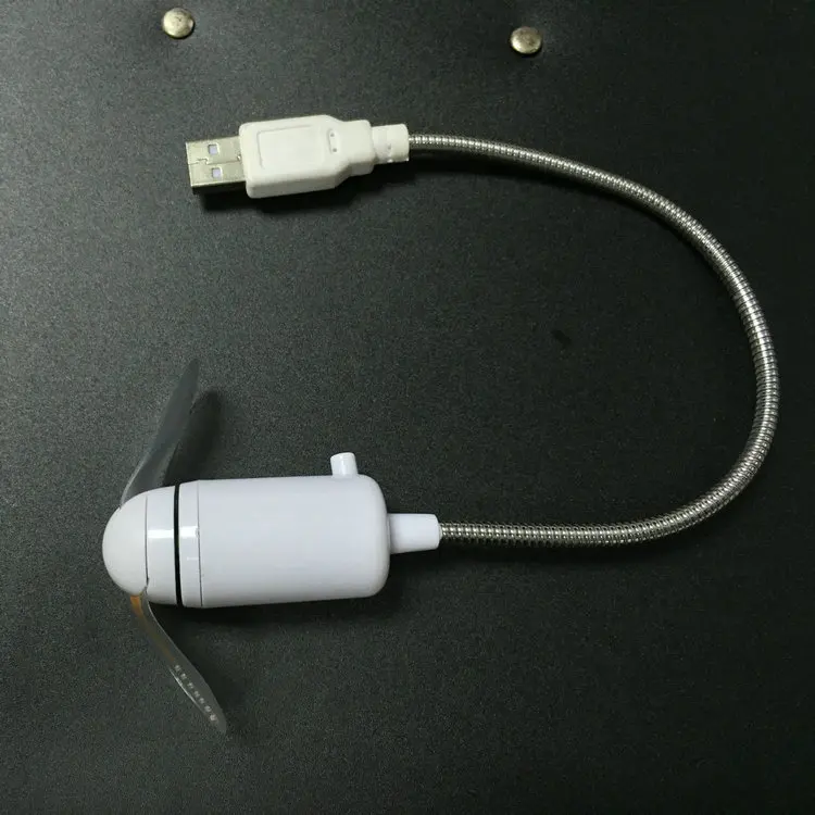 Мини USB вентилятор гаджеты гибкий светодиодный часы Прохладный для ноутбук Laptop