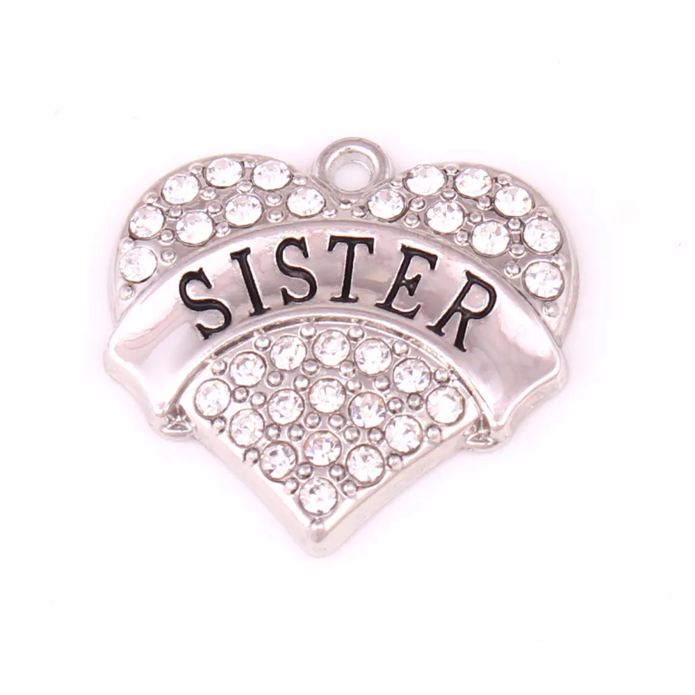 Кулон с родиевым покрытием в виде сердца Ювелирное Украшение сделай сам