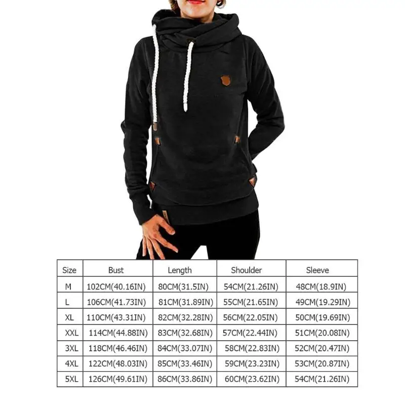 

Warm Casual Drawstring Long Sleeve Hoodies Slim Fit Women Tops Soft Cute Pocket Sweatshirt Autumn Winter Warm Hoodies