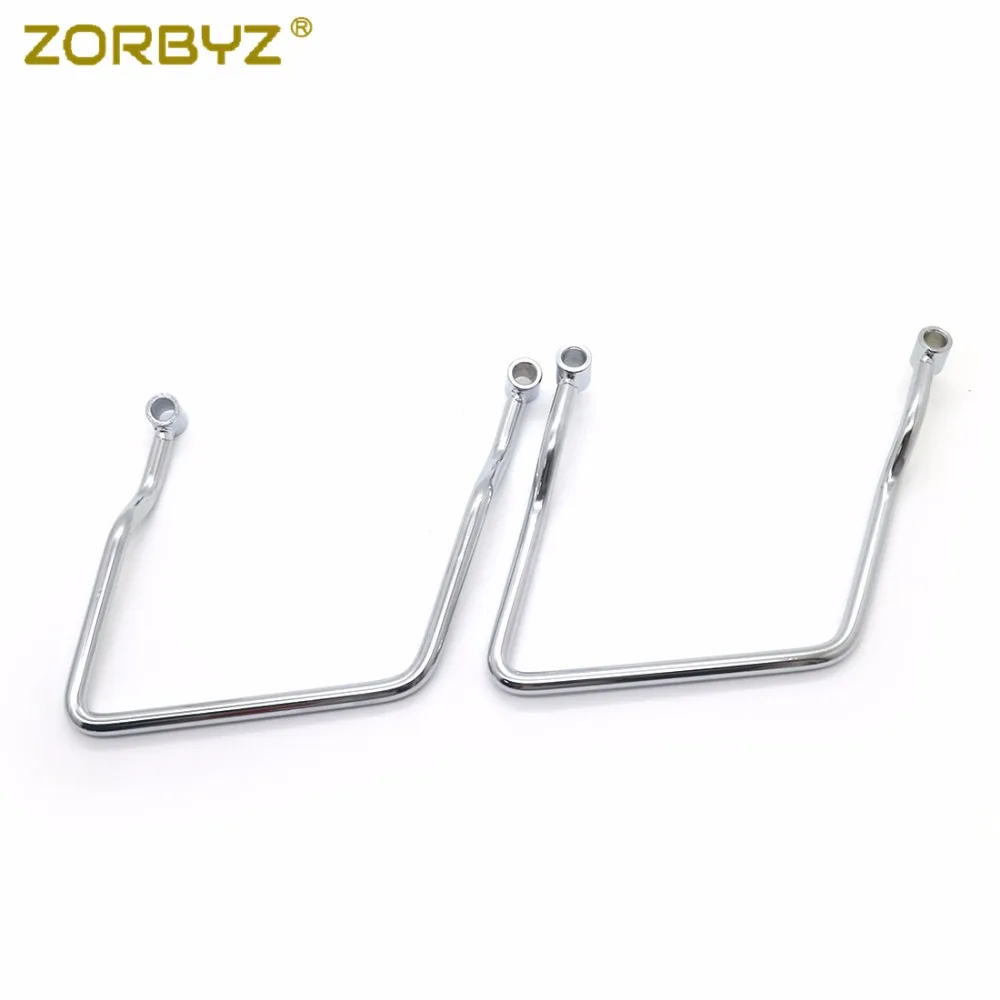 Кронштейн для крепления мотоциклетной сумки ZORBYZ 14 см хромированный Honda Shadow Spirit