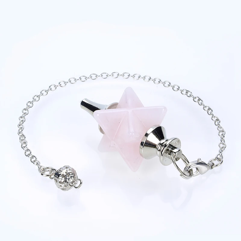 Подвески из натурального камня Merkaba для гадания утомляющая исцеляющая энергия