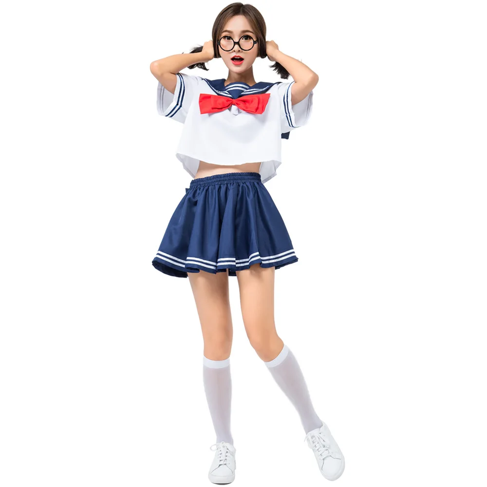 Школьная форма матросские лунные костюмы косплей для девочек женские