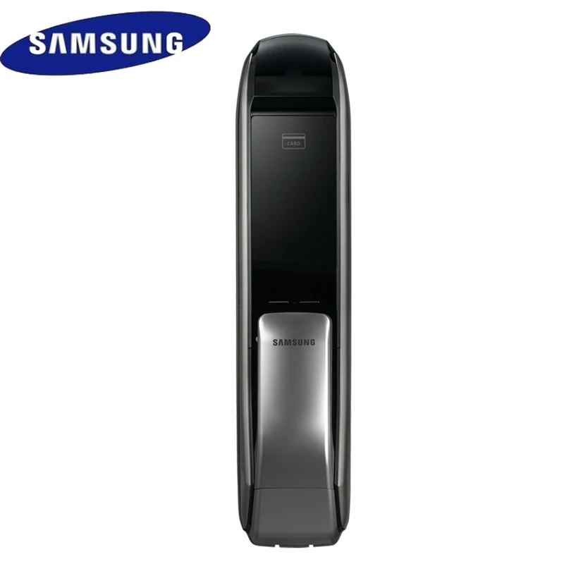 Английская версия большой врезной SAMSUNG SHP-DP727 без ключа BlueTooth нажимной цифровой дверной замок золотой цвет