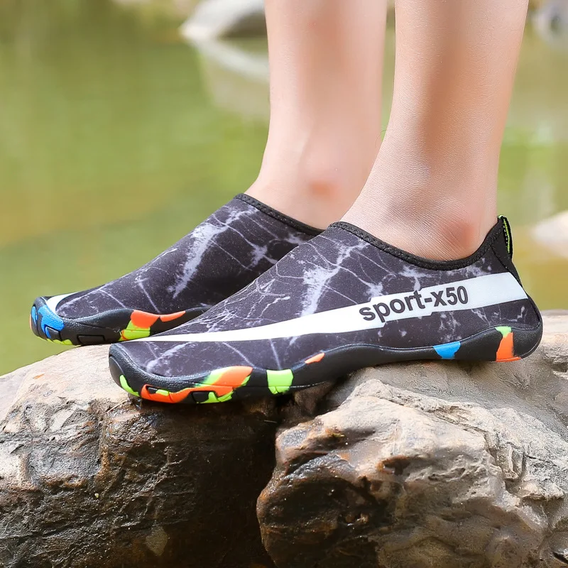 Aqua Shoes/мужские летние пляжные сандалии быстросохнущая дышащая обувь женские