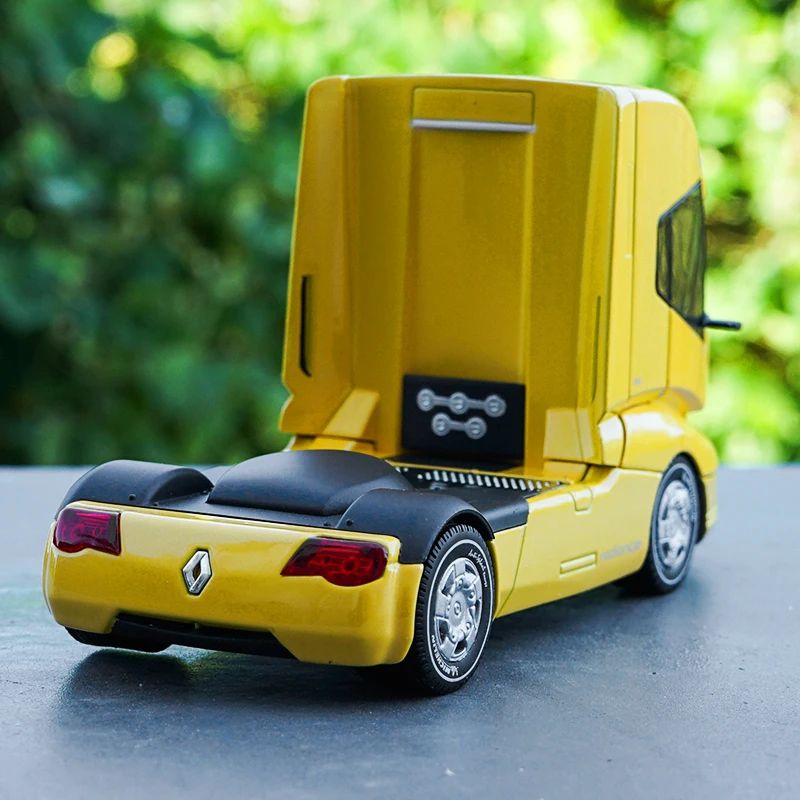 Высокая имитация 1:43 усовершенствованные модели автомобилей из сплава Renault тяжелый грузовик, высокое качество Renault тяжелый грузовик оригинальная коробка