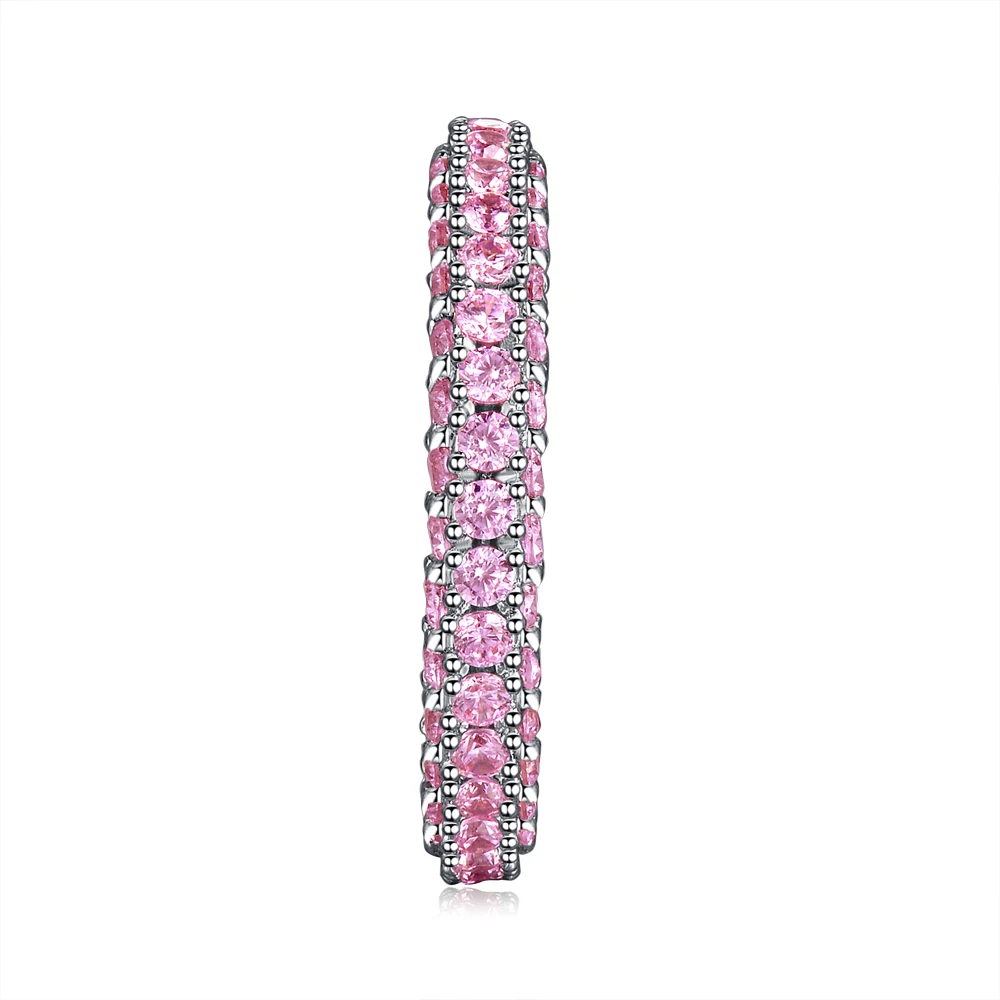 Classic Luxury Solid Silver 925 Sterling Ring pink Elegant style TKHEDRPW | Украшения и аксессуары