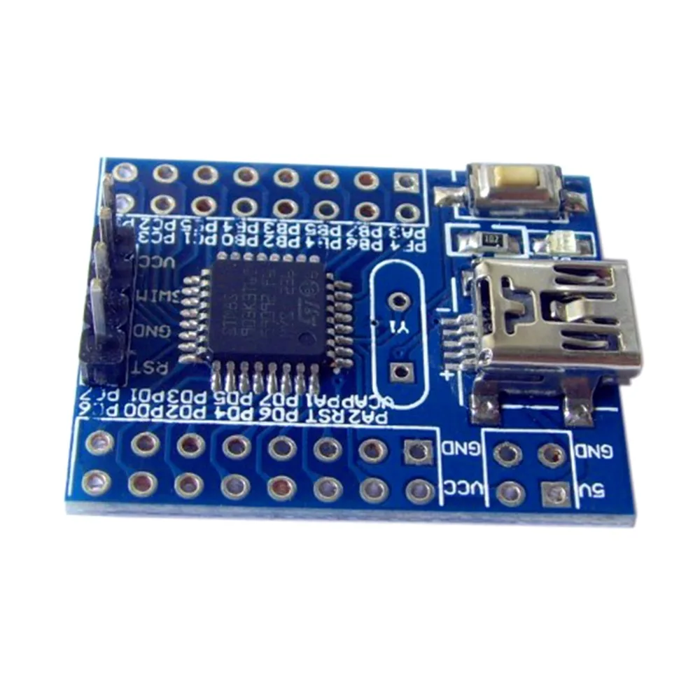 Системная плата STM8 для разработки STM8S103K3T6 с USB входом|Усилители мощности| |