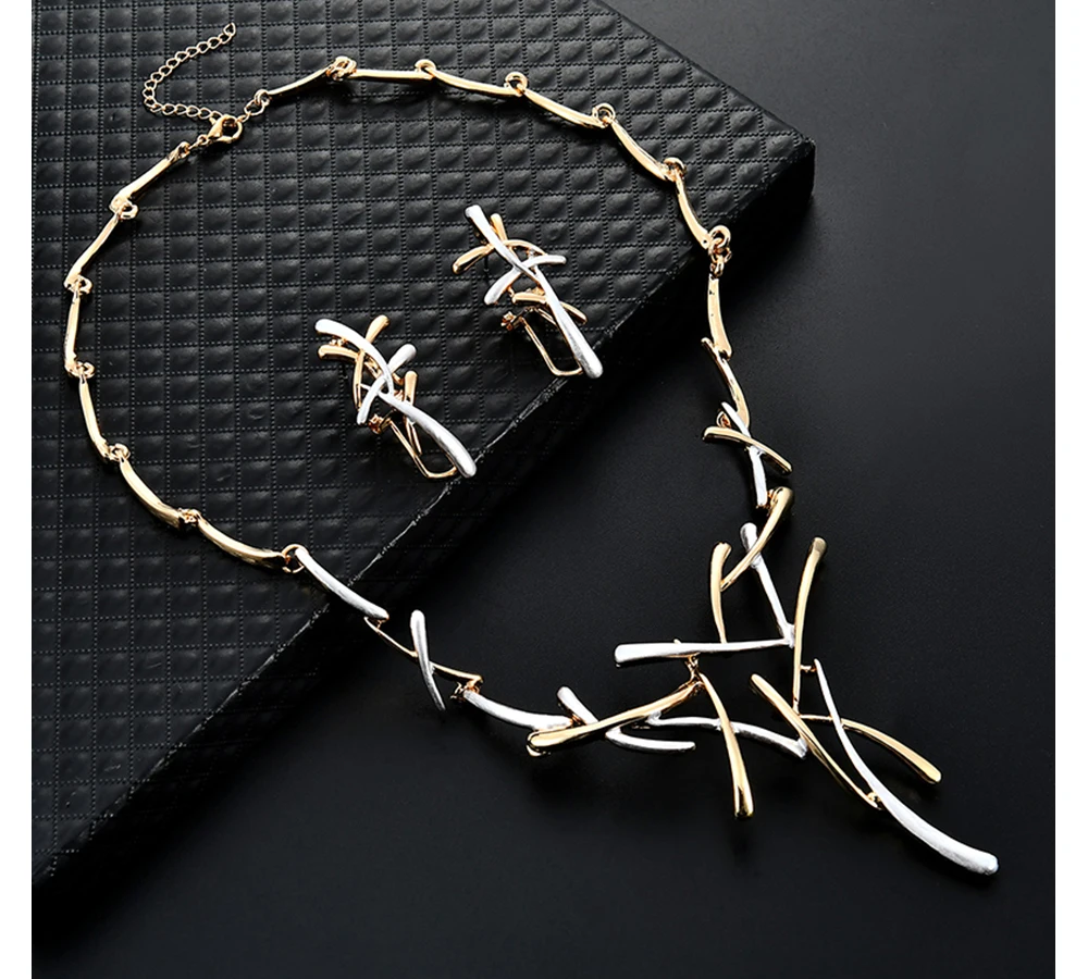 IMucci/JEWELS Роскошные модные золотые и серебряные цвета серьги шпильки/Колье Bijoux