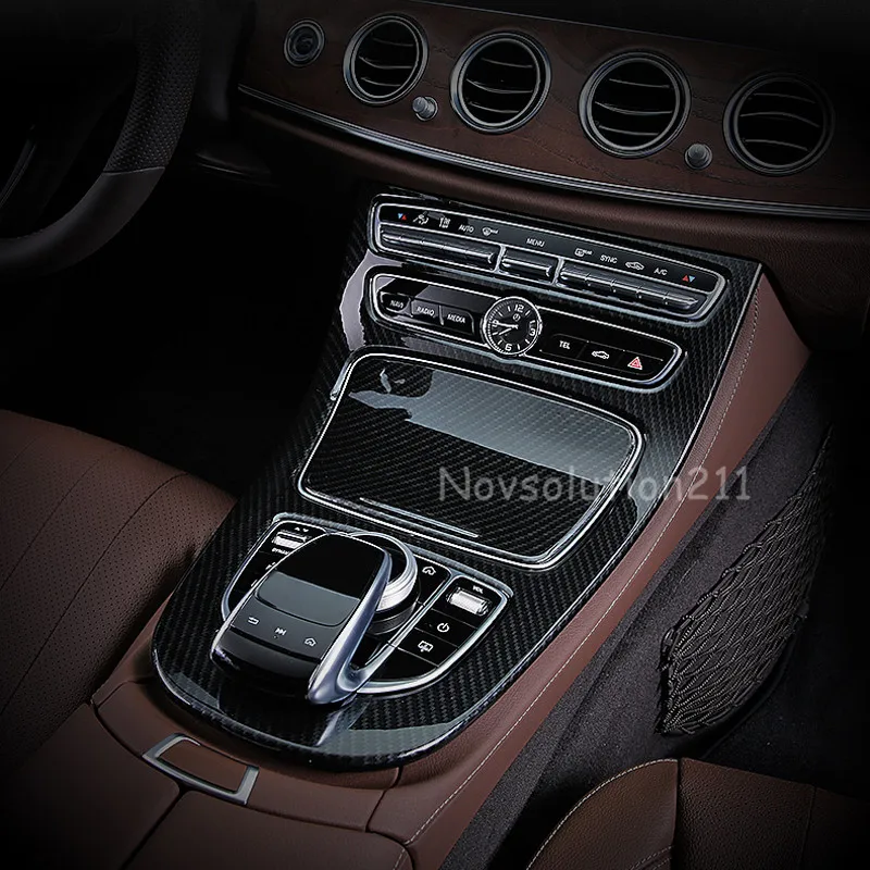 Крышка коробки передач из углеродного волокна для Benz E Class W213 2016 2017 | Автомобили и