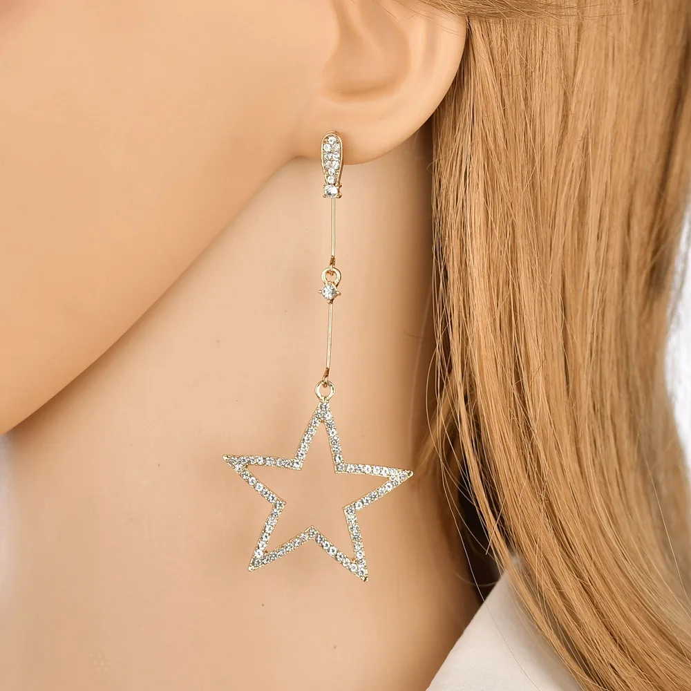 Terreau Kathy Роскошные серьги-гвоздики с кристаллами и стразами сплав серьги в форме