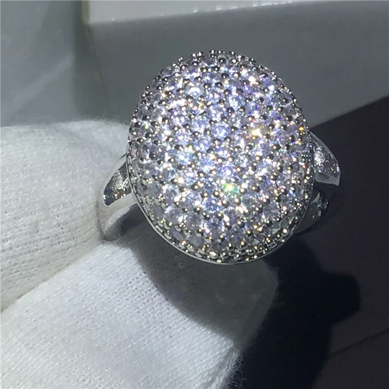 Модное ювелирное изделие Bella обручальное кольцо для женщин полный 5A Циркон