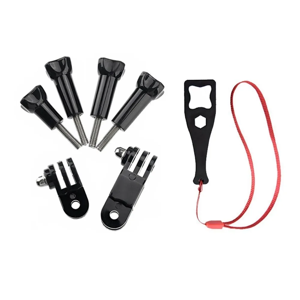 

Набор креплений 7 в 1 для GoPro, крепежный рычаг, ручка, болт, винты/GoPro, поворотный/GoPro, гаечный ключ, инструмент для Hero 4 / Hero 3 + / Hero 3/