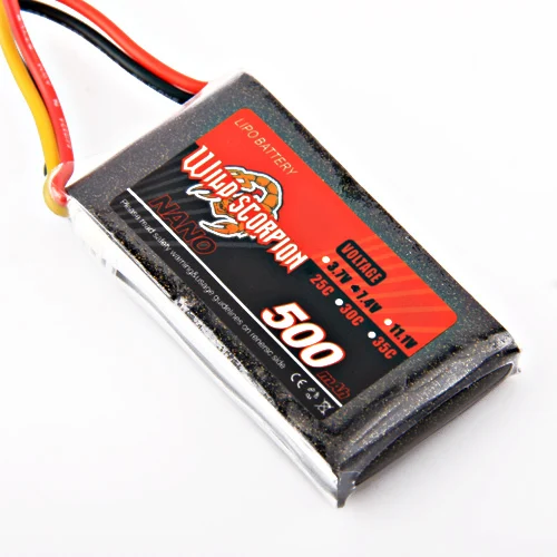 1 шт. Wild Scorpion 7 4 V 500MAH 25C 2s Высокая мощность lipo батарея для радиоуправляемого