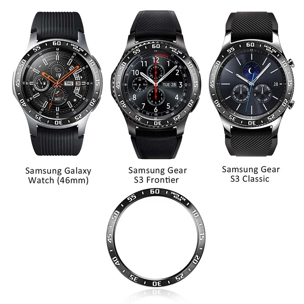 Ободок из нержавеющей стали для samsung Galaxy Watch 46 мм/gear S3 классический Frontier Защита от царапин чехол клейкая крышка