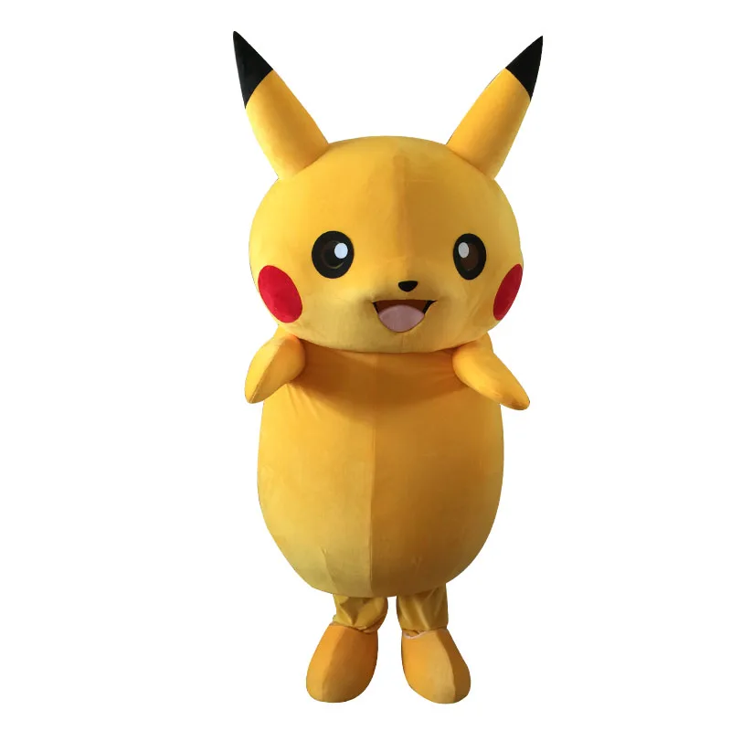 Роскошный талисман PIKACHU костюм с героями мультфильмов талисмана нарядное платье