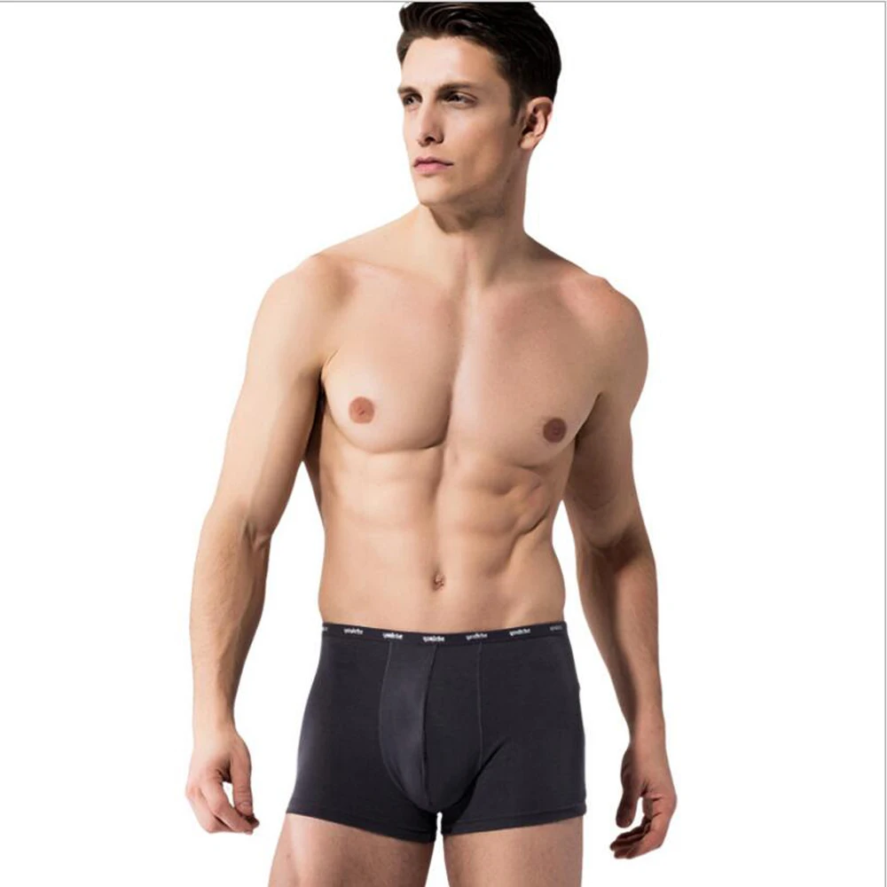 CHENG HENG Fashion New High Quality Mid-rise men's underwear modal fine-brimmed breathable sexy boyshort | Мужская одежда