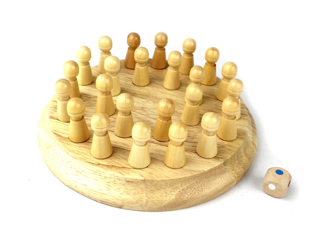 Memory Chess game wooden children early learning education Puzzle toys Desktop games | Игрушки и хобби