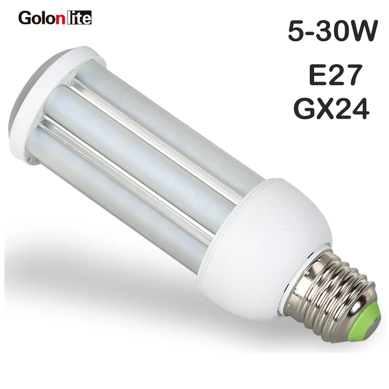 Golonlite светодиодный PL светильник лампочка E27 E26 G24 Gx24D Gx24Q 360 градусов PLC PLT лампа Ra80