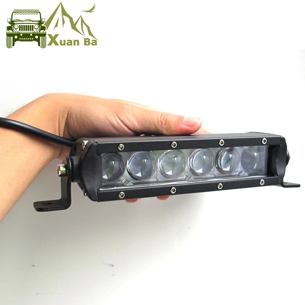 4D объектив Однорядный 21 &quot31&quot 41 &quot51 дюймов Led 4x4 внедорожный светильник для 12 В 24