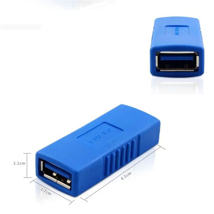 USB 3 0 тип A адаптер Мама мама соединитель для смены пола Новый и высокоскоростной