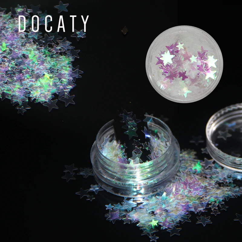 Docaty зеркало с русалкой нерегулярные пайетки для поделок дизайна ногтей декор 1 г