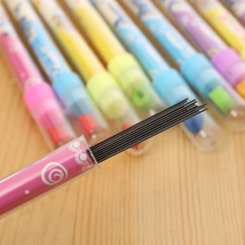 Студенческие Симпатичные Мультяшные животные каваи 2B Пластик грифель для