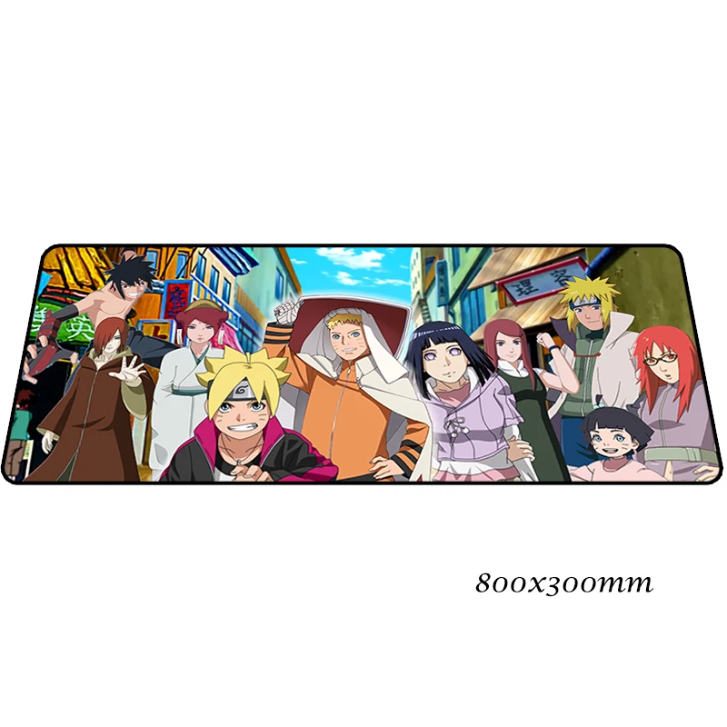 BORUTO коврик для мыши 80x30 см Профессиональный игровой коврик для мыши Аниме геймер коврик Mitsuki домашний компьютерный стол коврик коврики для игровой клавиатуры - Цвет: design 1