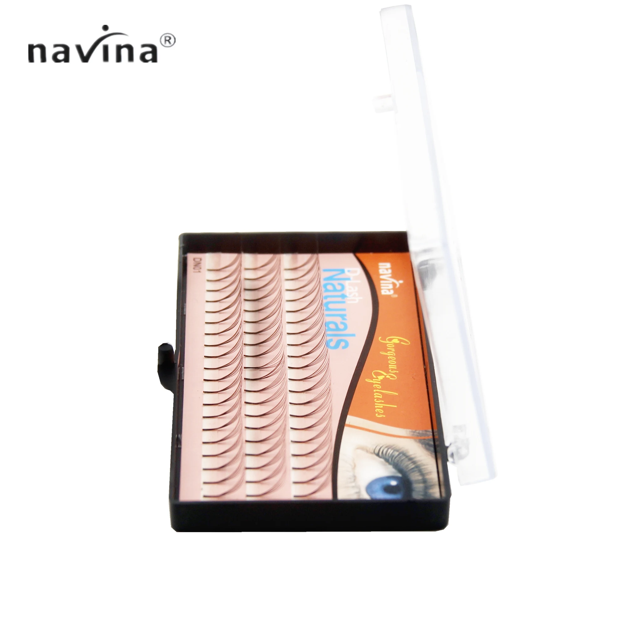 Navina 10 шт./лот 6D натуральные Мягкие Накладные ресницы 6D Поддельные ресницы «maquiagem» норковые ресницы
