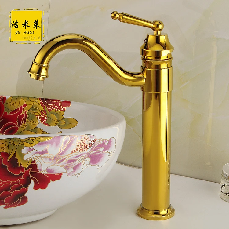 Европейский античный смеситель для раковины краны горячей и холодной воды на