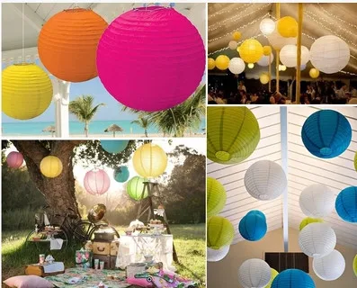 40 см Новогодние рождественские фонари бумажные ручной работы бумажная