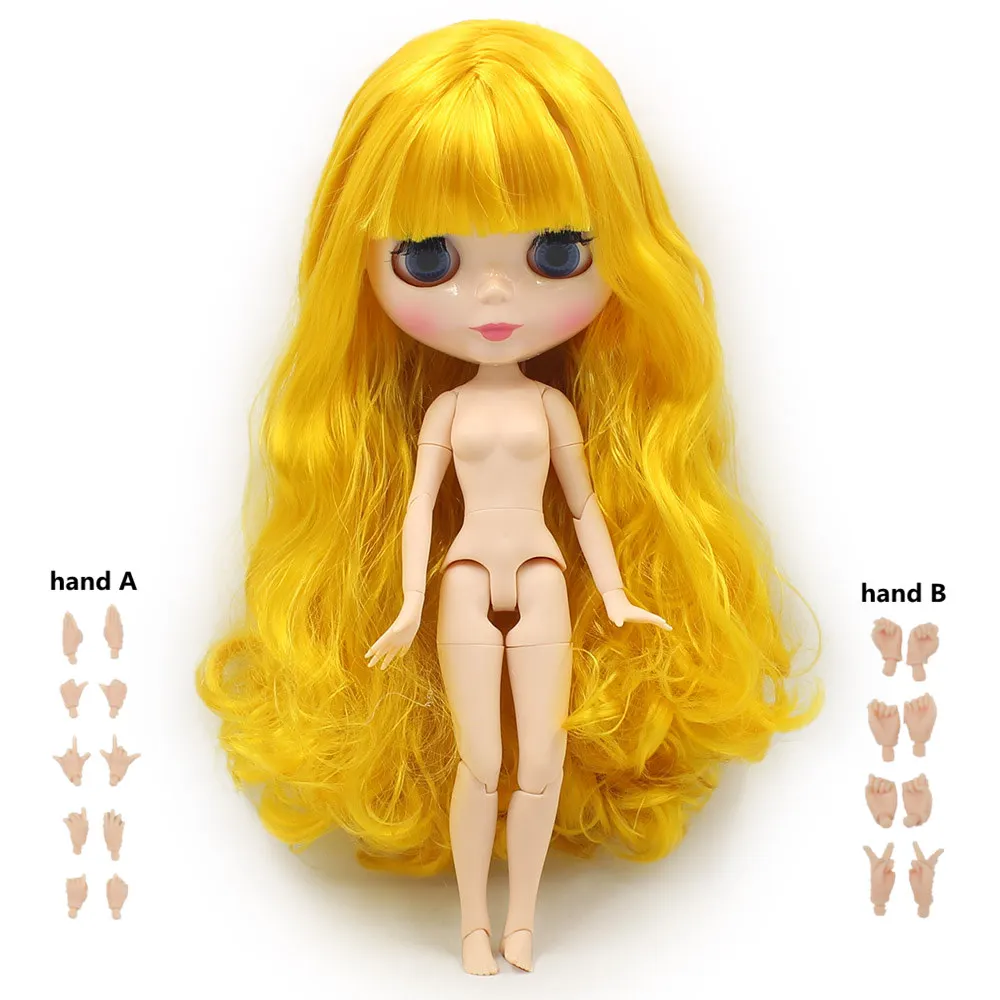 ICY blyth кукла Обнаженная фабрика нормальное и общее тело с ручным набором AB Мода BJD кукла девочка кукла специальная цена - Цвет: 3038-J