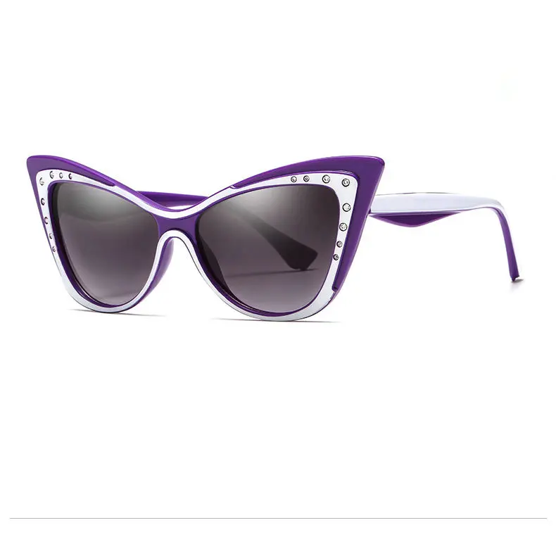 Unique Oversized Women Butterfly Sunglasses Woman Fashion 2019 Designer Brand Luxury Rivet Cat Men Summer Glasses NX | Аксессуары для