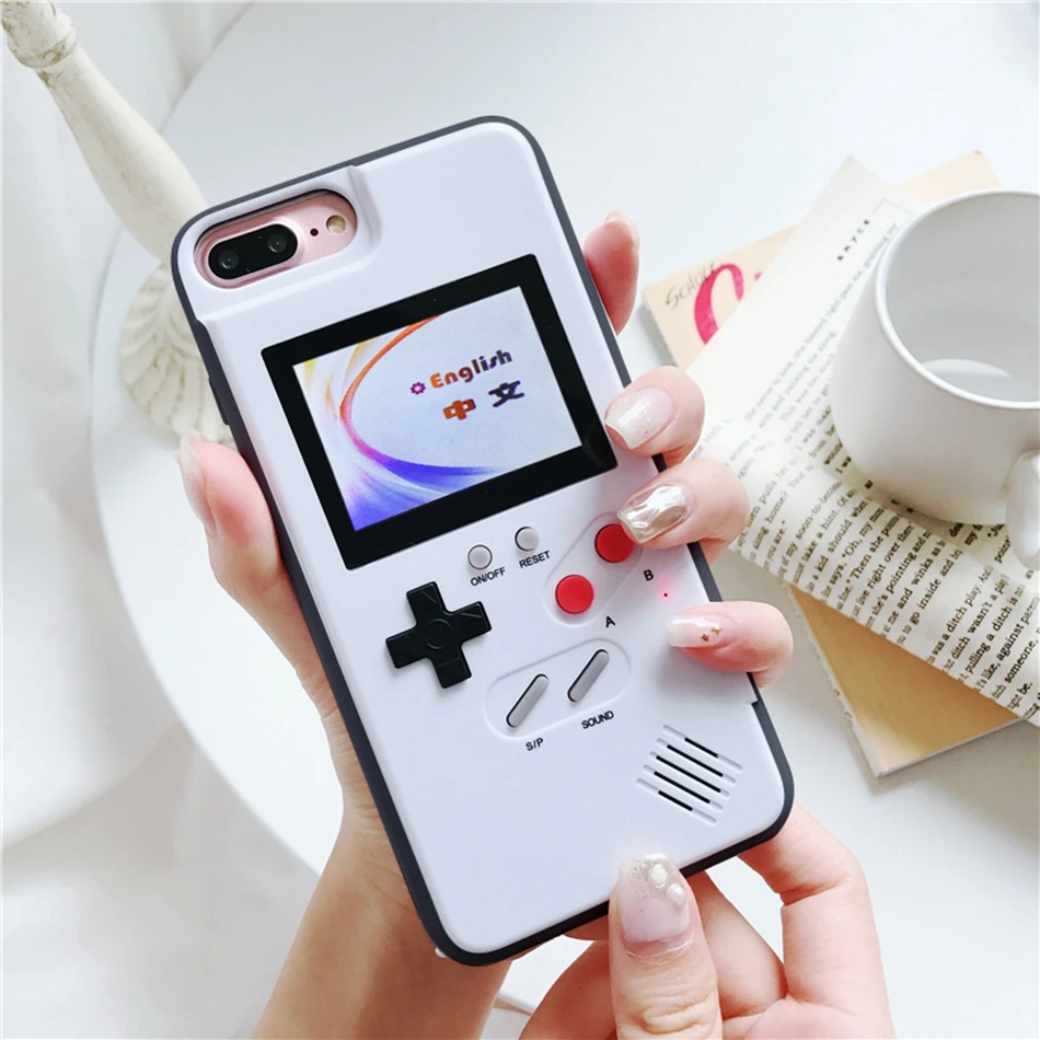 KISSCASE игровой чехол для телефона для iPhone 6 6S 7 8 Plus X классический ретро цветной экран игровой чехол для iPhone 11 Pro MAX X XR XS MAX Capa