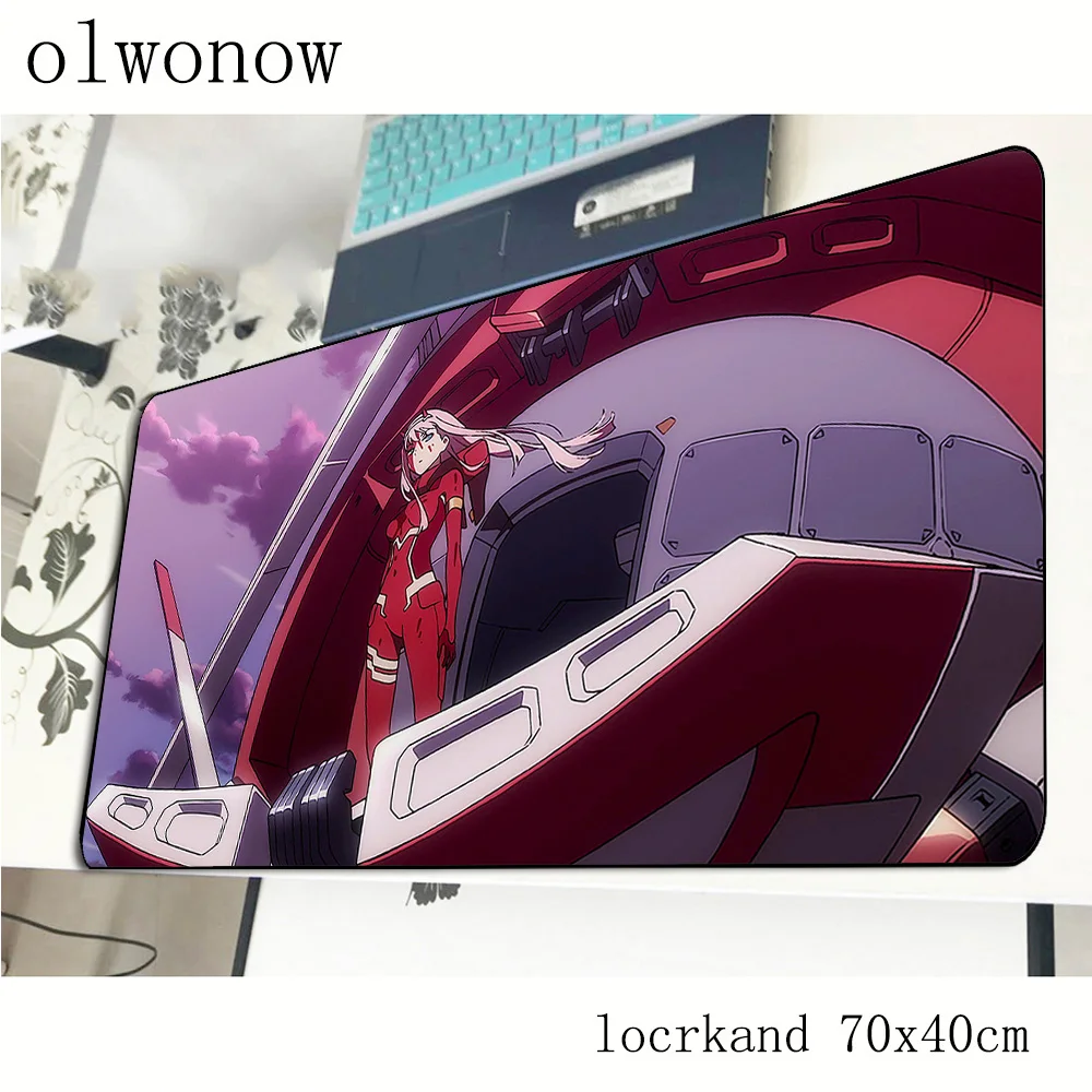Darling в franxx коврик для мыши gamer подарки 700x400x2 мм notbook игровой лучший от