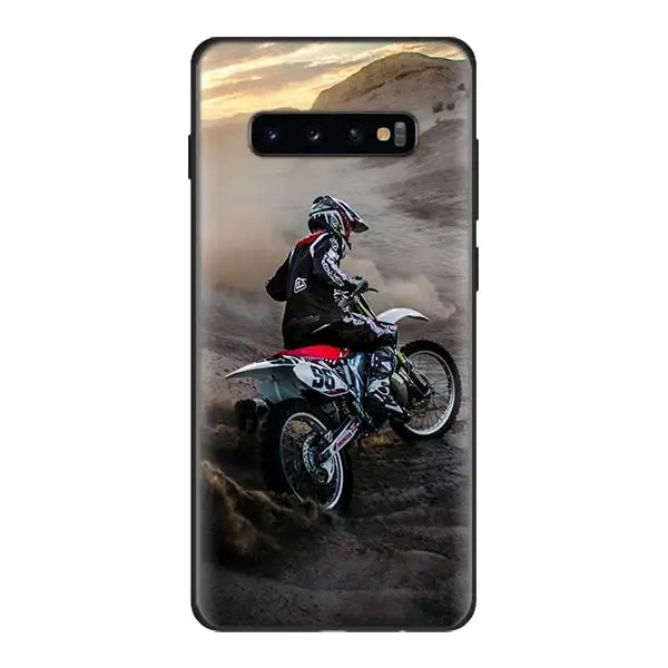 14 Moto Cross moto rcycle спортивный черный силиконовый чехол s для samsung Galaxy S10 Plus S10e S8 S9 Plus A30 A50 M20 M30 мягкий чехол - Цвет: 14